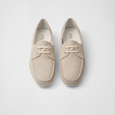 Suede driving shoes