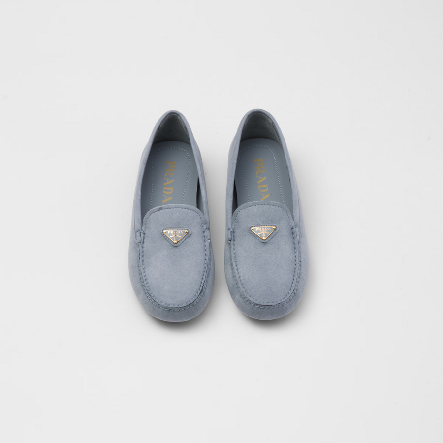 Suede driving loafers