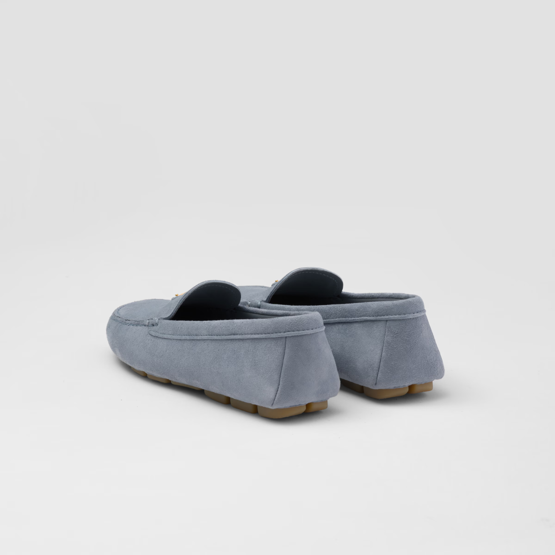 Suede driving loafers