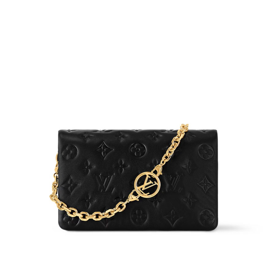 Pochette Coussin Embossed lambskin