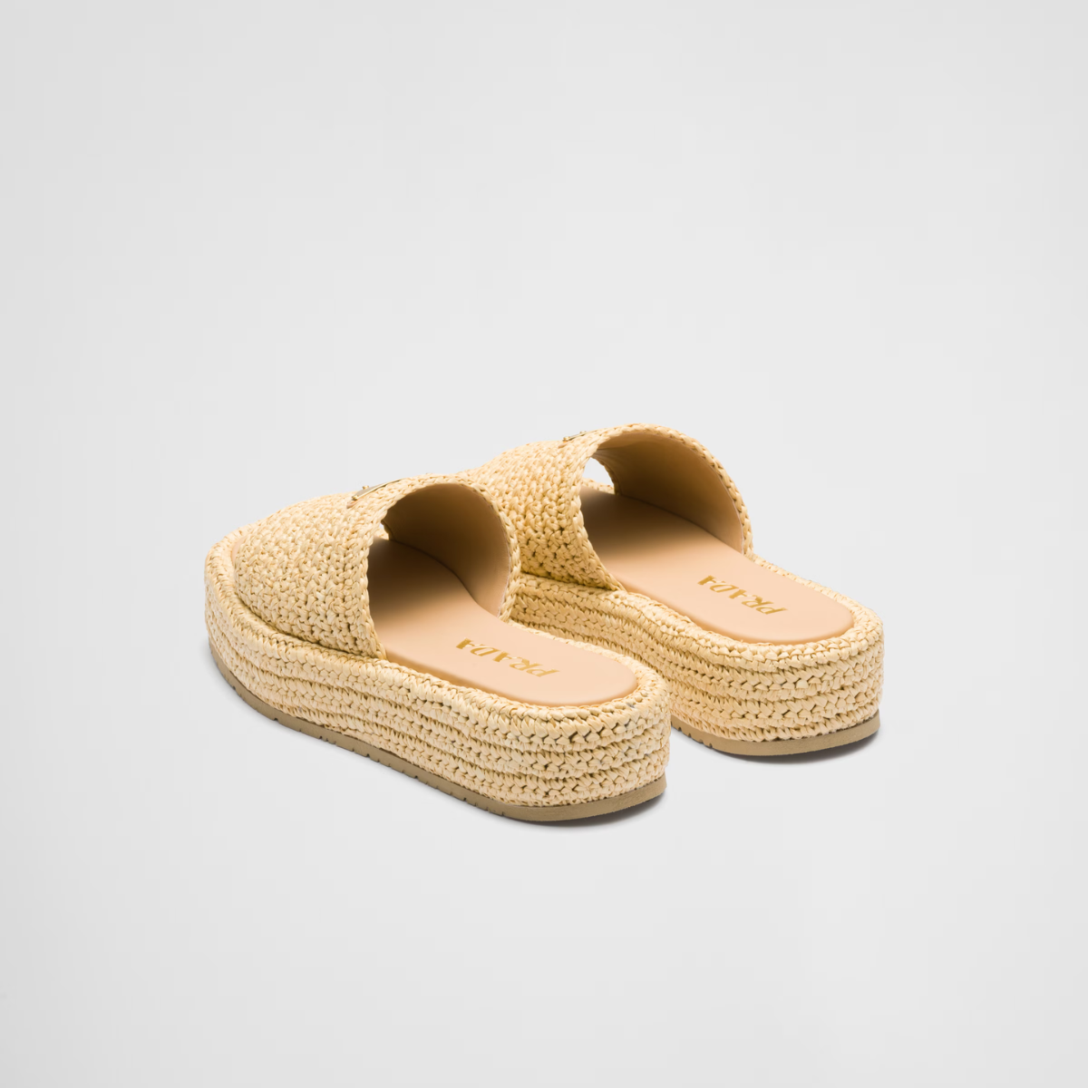 Crochet Flatform Iconic Slides