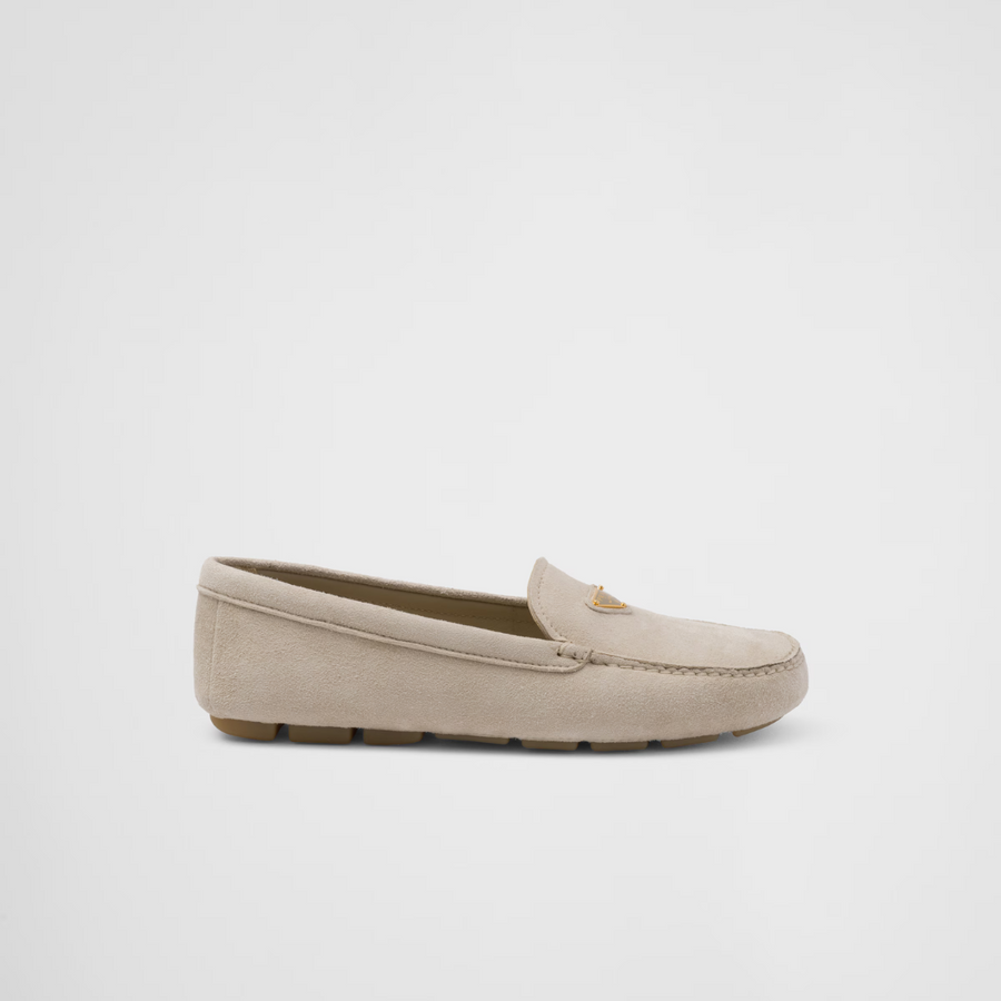 Suede driving loafers