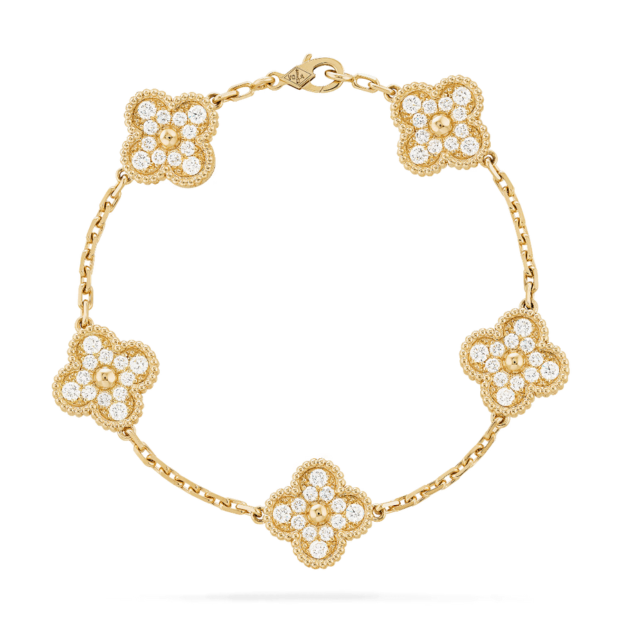 Vintage Alhambra Bracelet, 5 motifs.