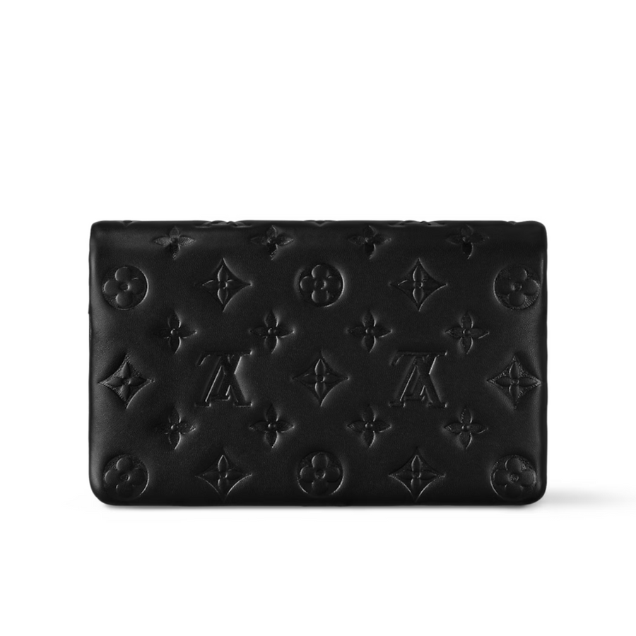 Pochette Coussin Embossed lambskin