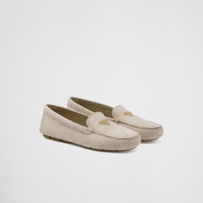 Suede driving loafers