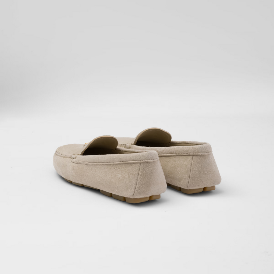 Suede driving loafers