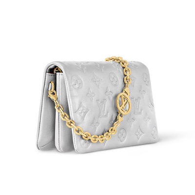 Pochette Coussin Silver