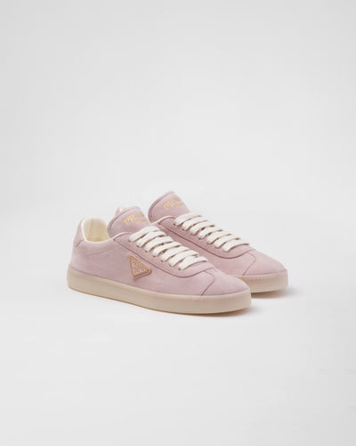 Suede sporty sneakers