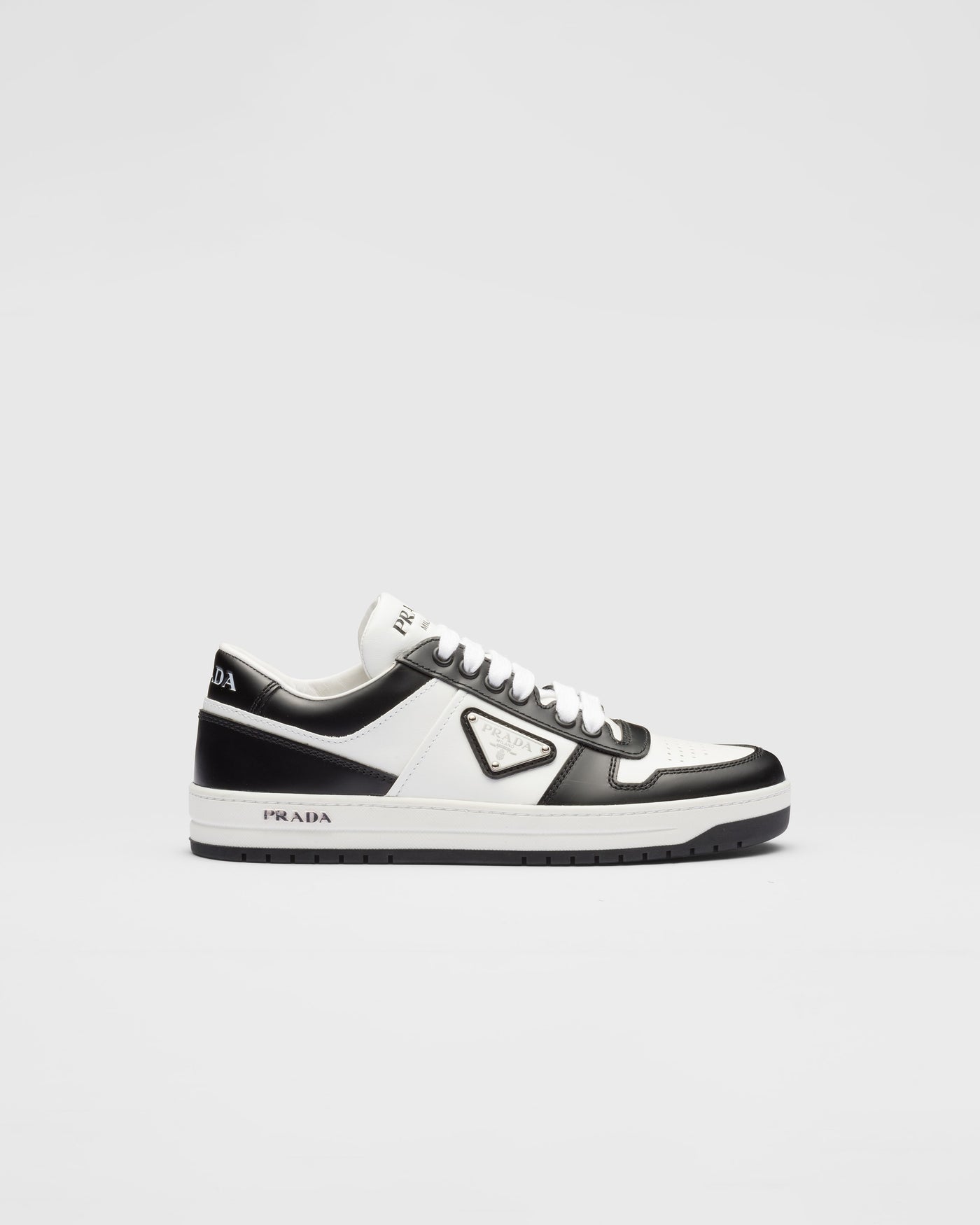 Downtown perforated leather sneakers