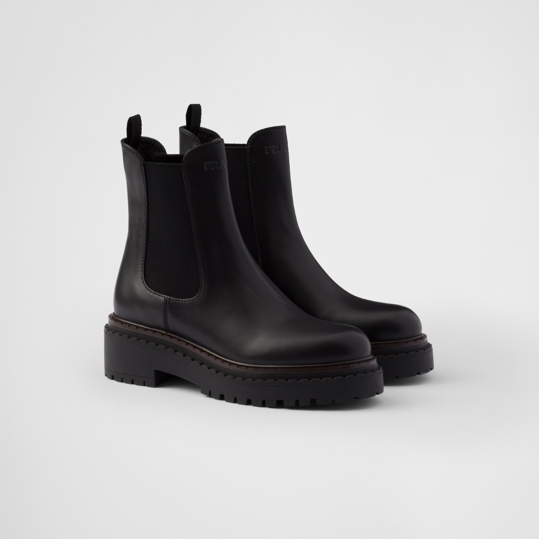 Leather Chelsea boots