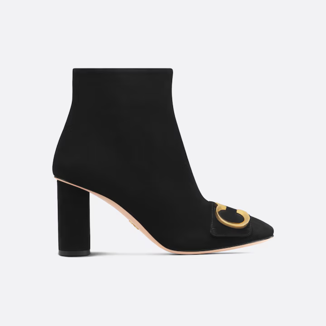 C'est Heeled Ankle Boot Black