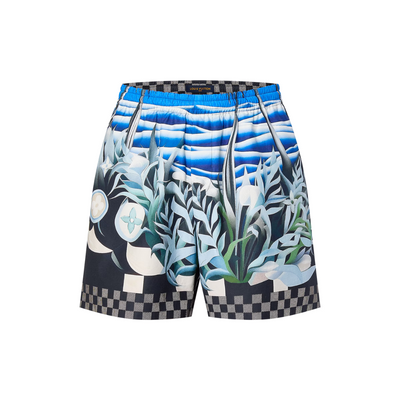 Printed Nylon Swim Shorts