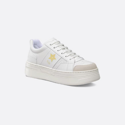 Star Platform Sneaker Suede Calfskin