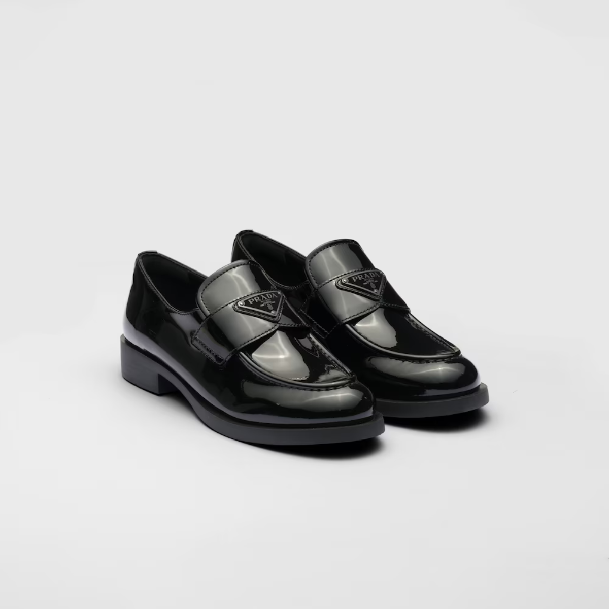 Patent Glossy Finish leather loafers