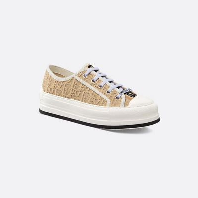 Platform Sneaker Cotton Embroidered