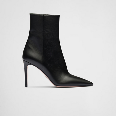 Nappa leather booties