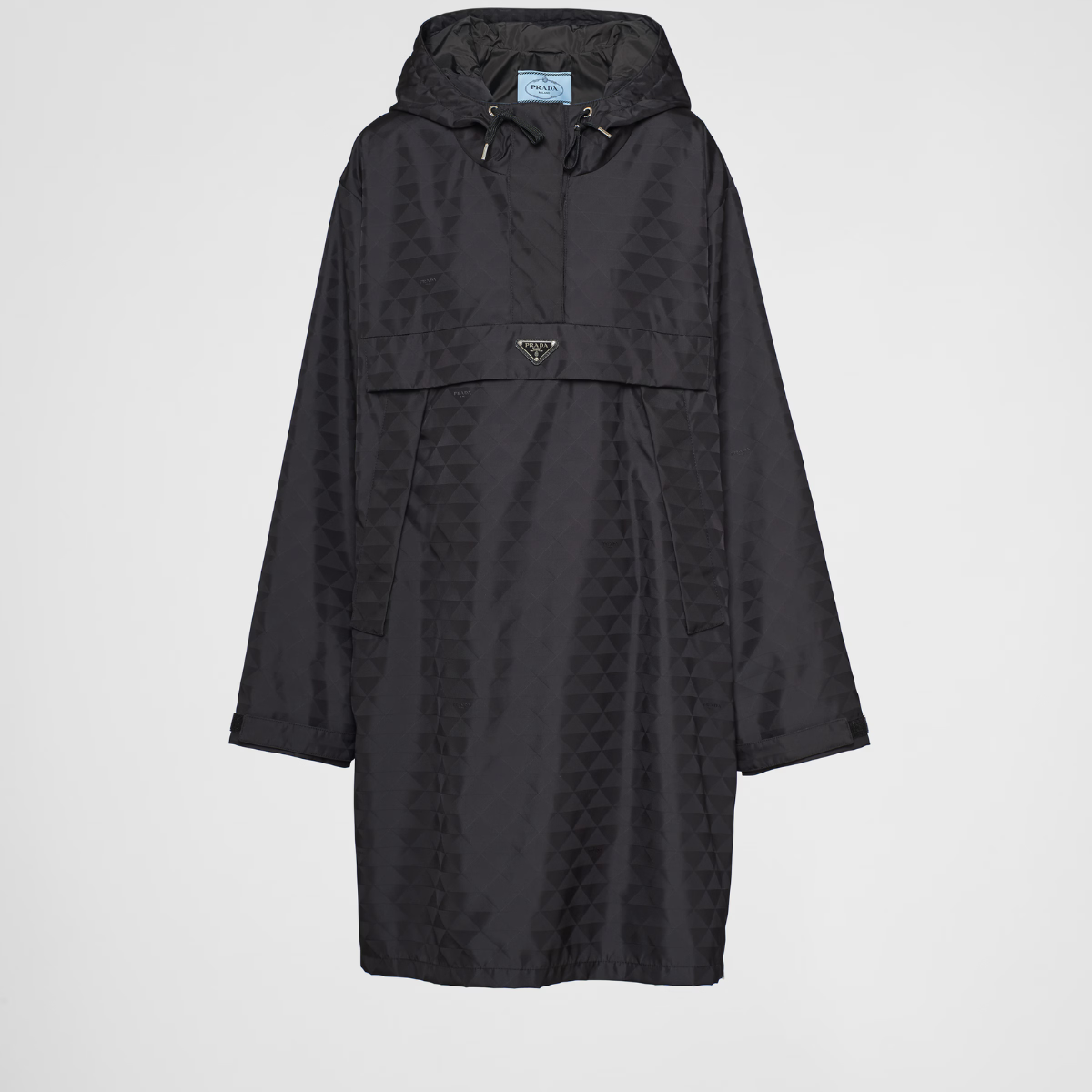 Printed Re-Nylon raincoat