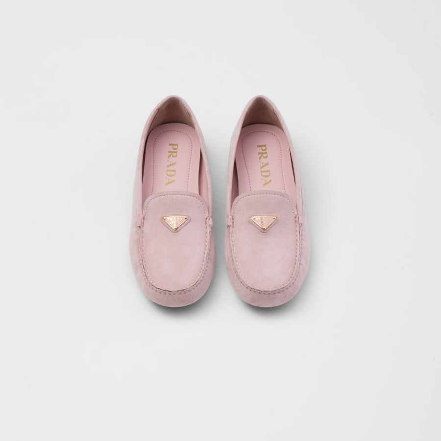 Suede driving loafers