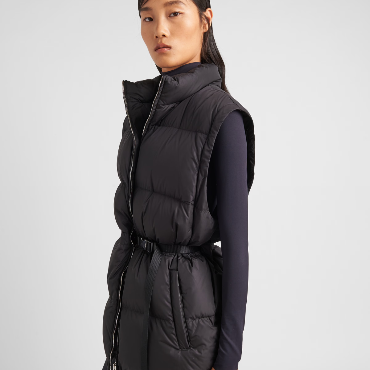 Light Re-Nylon puffer jacket