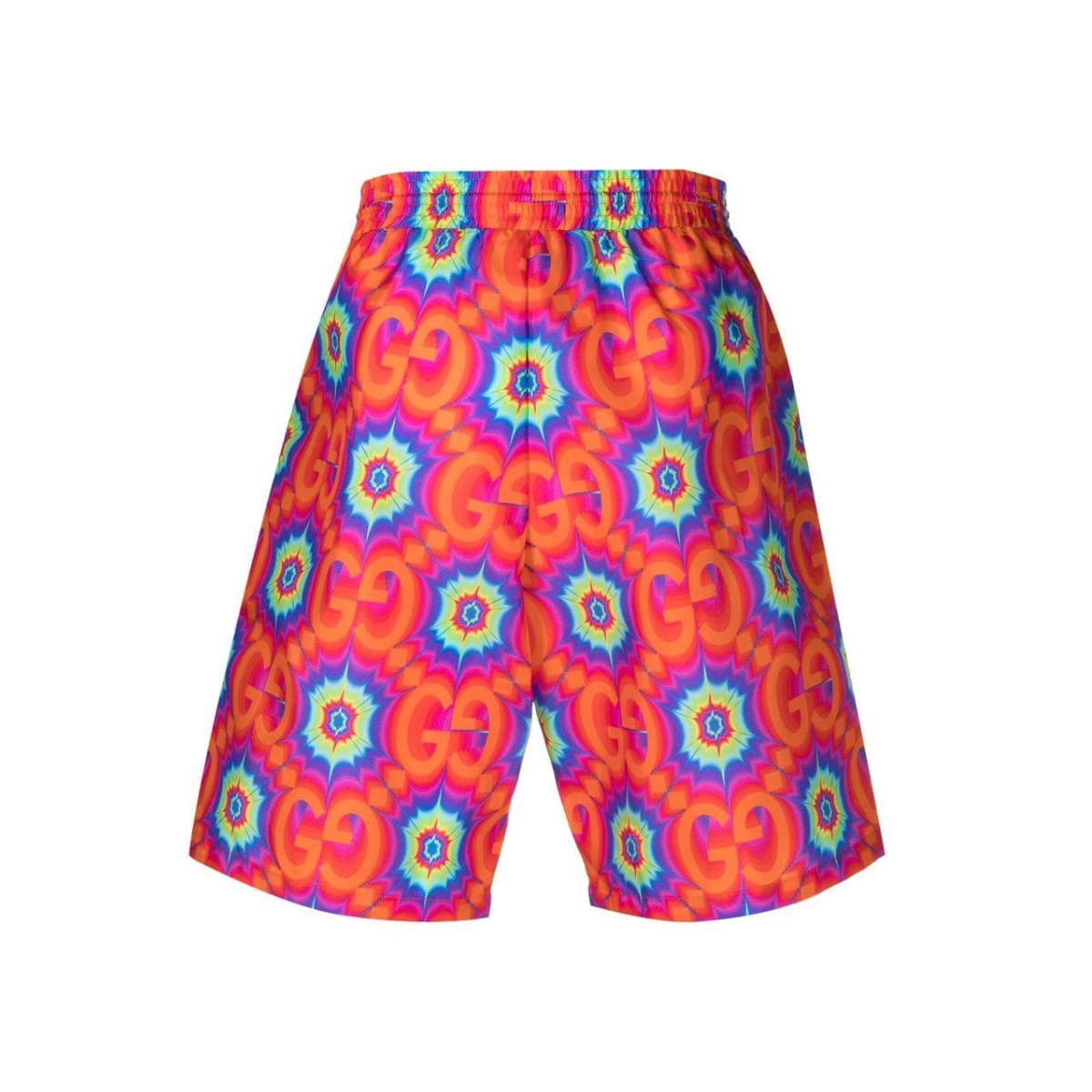 GG-pattern swim shorts