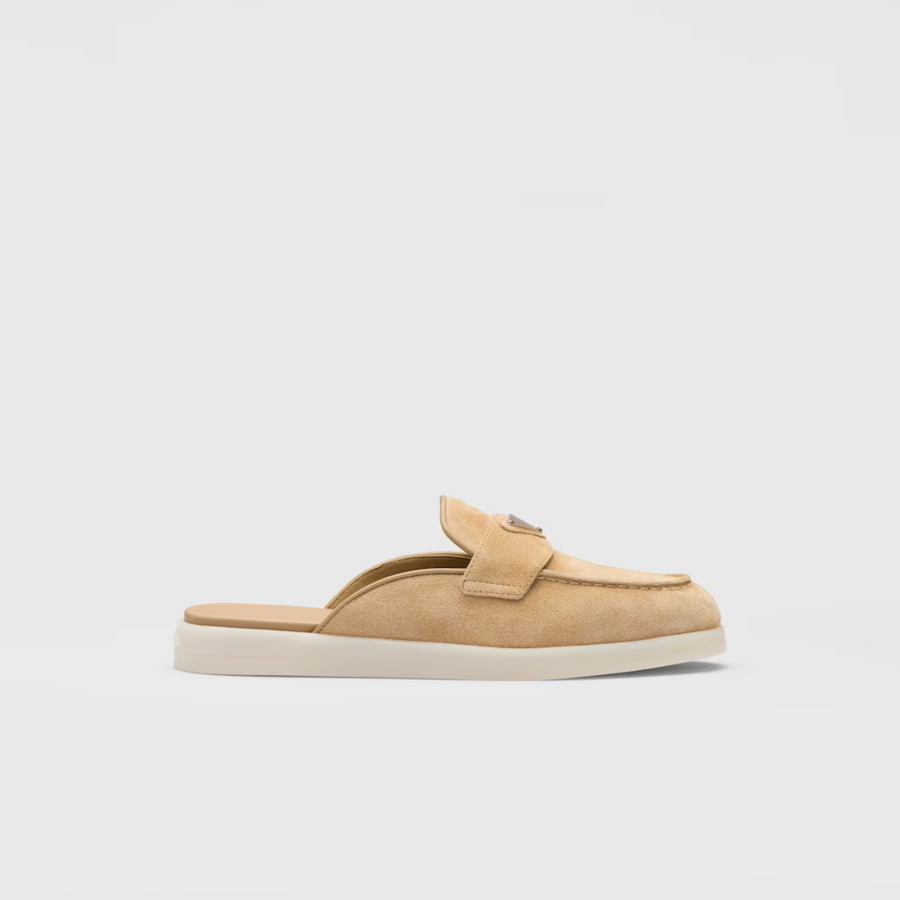 Suede mules