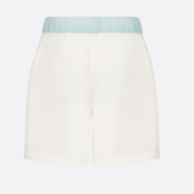 Ivory and Blue Kids' Swim Shorts