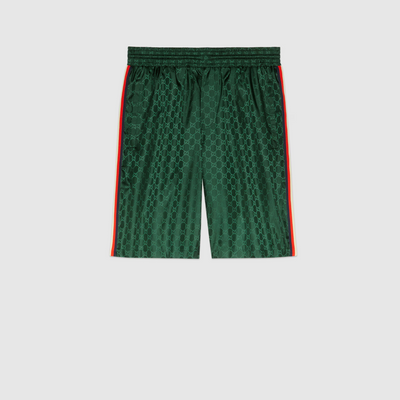 GG NYLON JACQUARD SWIM Green SHORTS