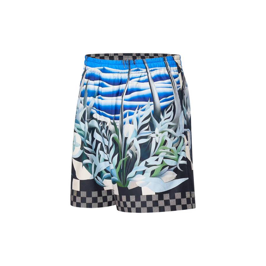 Printed Nylon Swim Shorts