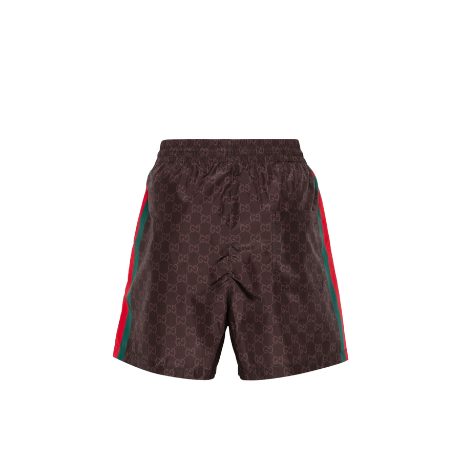 GG Supreme-print swim shorts