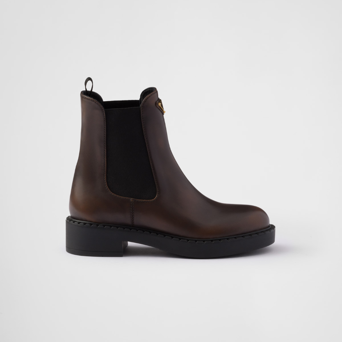 Leather Chelsea boots Dark Brown