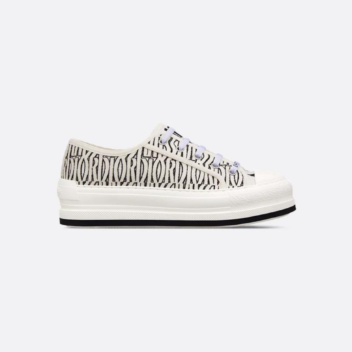 Platform Embroidered Sneaker