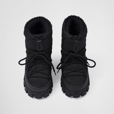 Re-Nylon gabardine après-ski boots