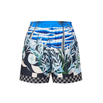 Printed Nylon Swim Shorts