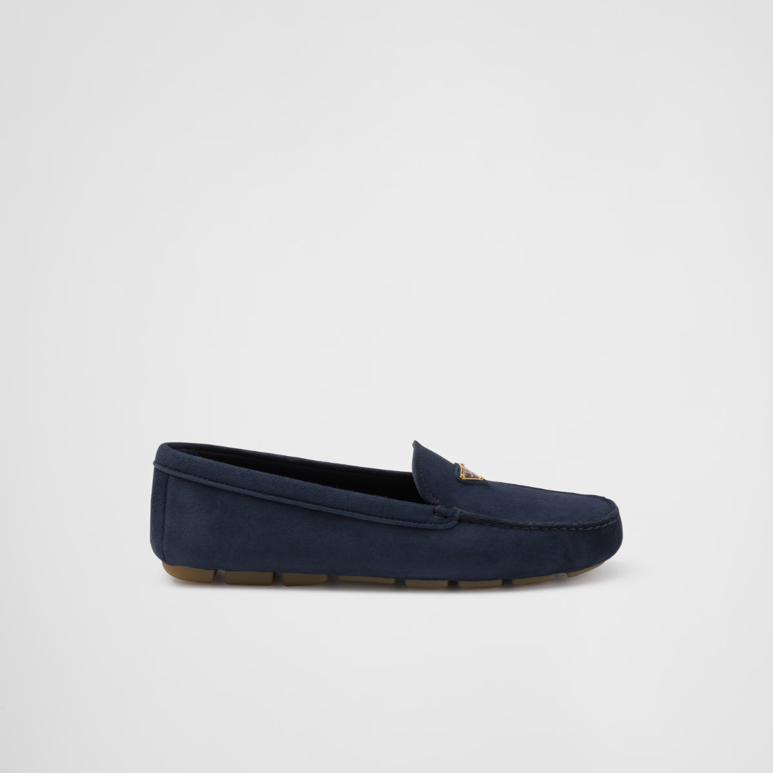 Suede driving loafers