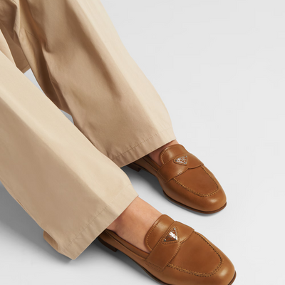 Nappa leather loafers