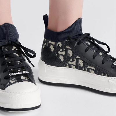 Walk'n' Platform Sneaker Calfskin