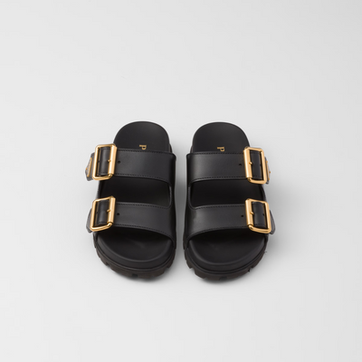 Leather strap slides