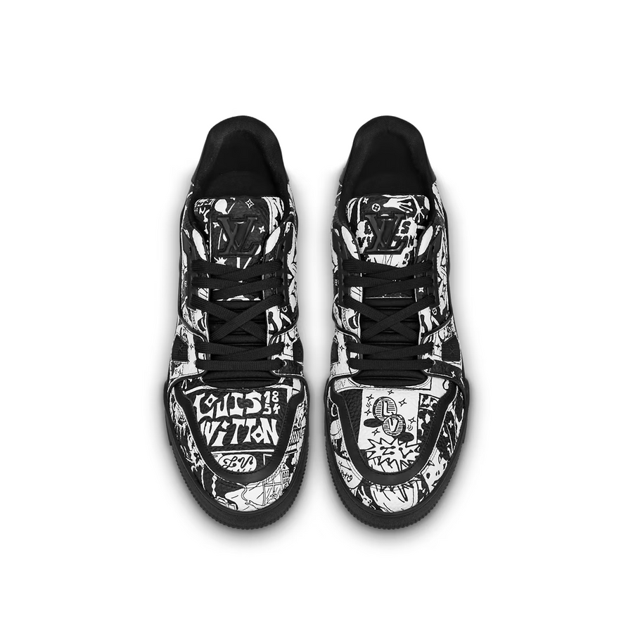 Comic Canvas Trainer Sneakers