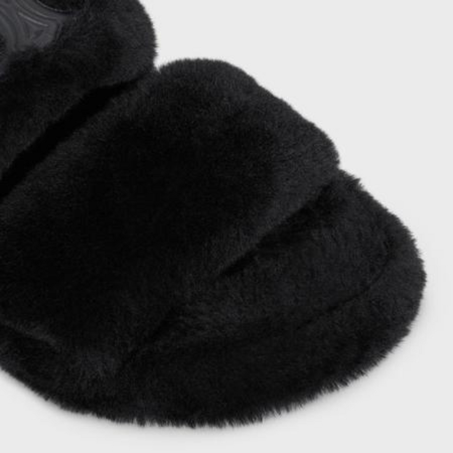 FUR SLIDES TRIOMPHE in SHEARLING