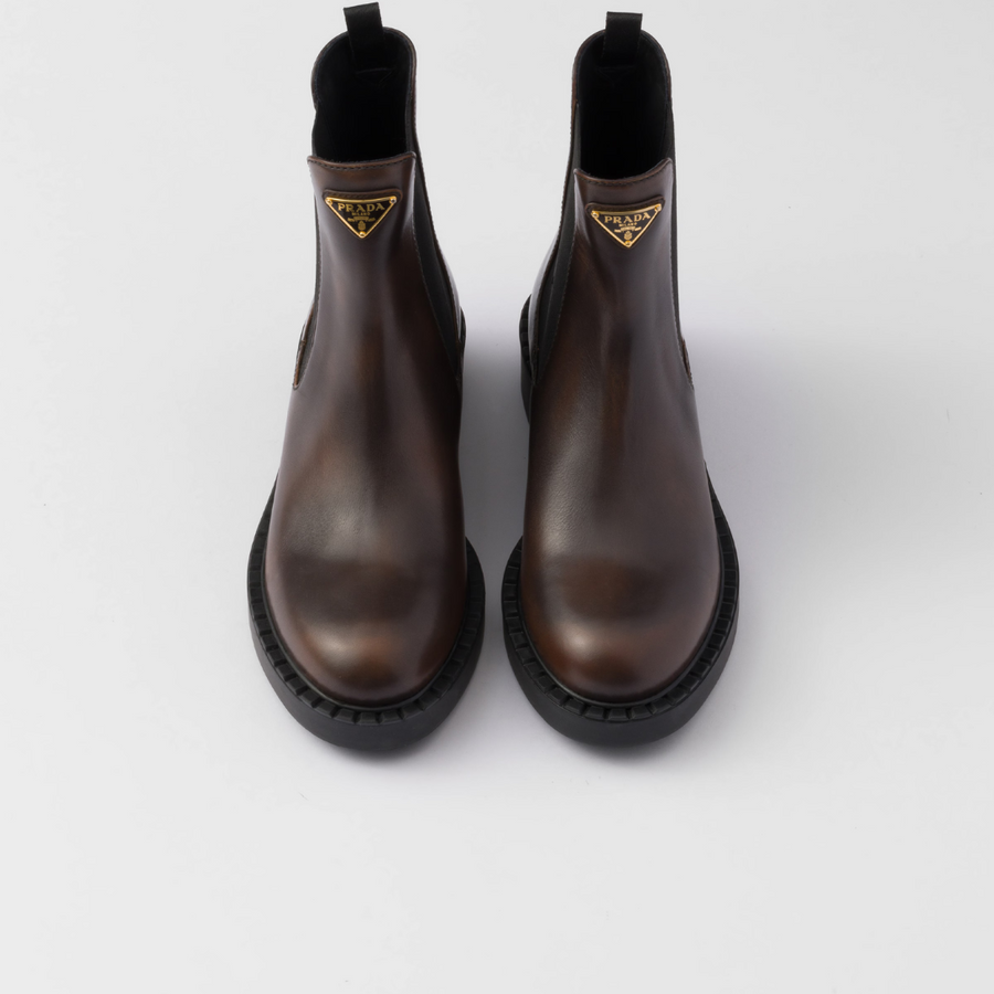 Leather Chelsea boots Dark Brown