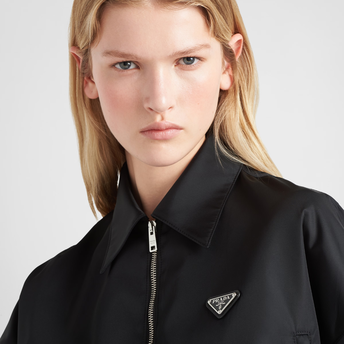 Re-Nylon cropped blouson jacket