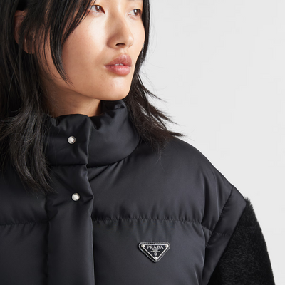 Re-Nylon Down Cropped Jacket