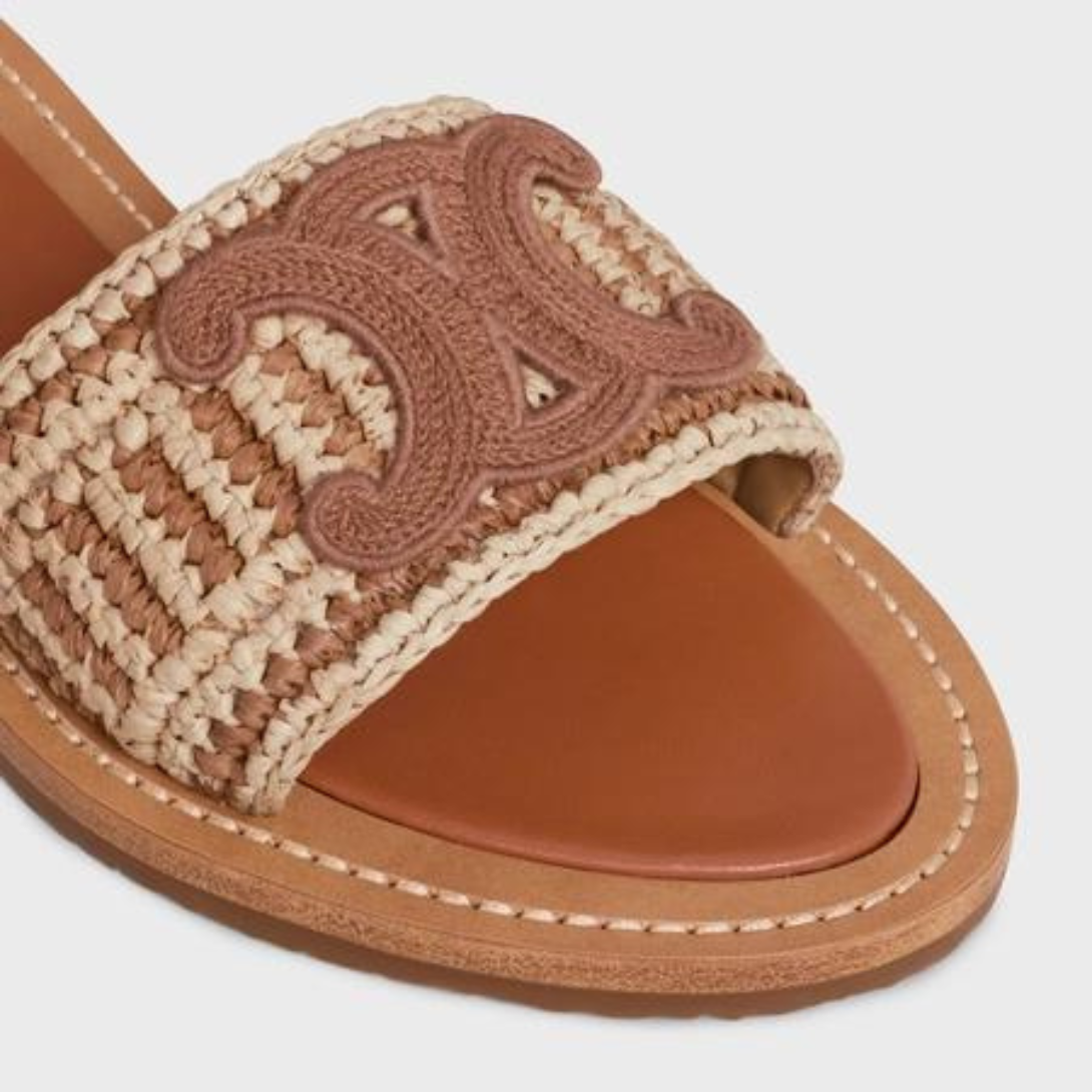 LYMPIA MULE in RAFFIA