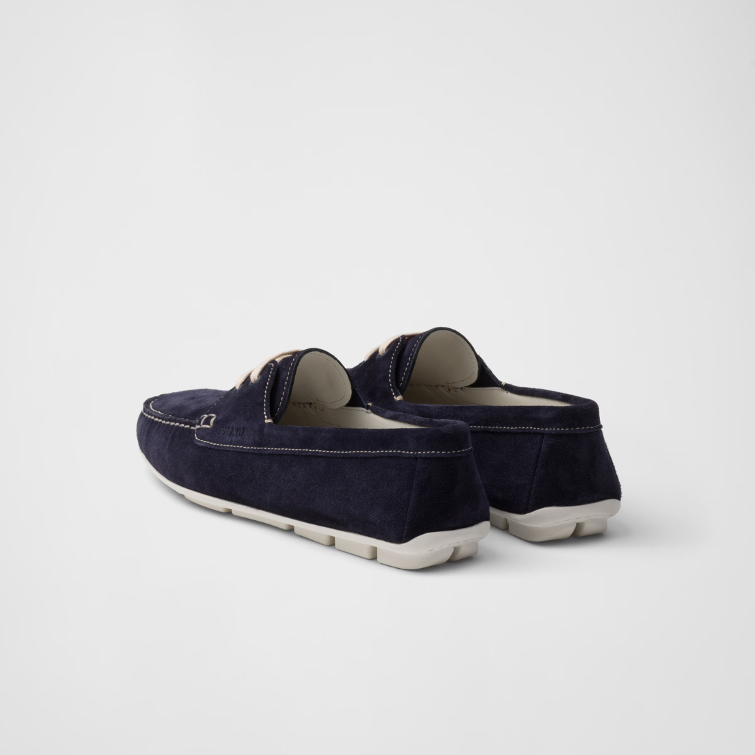 Suede driving shoes