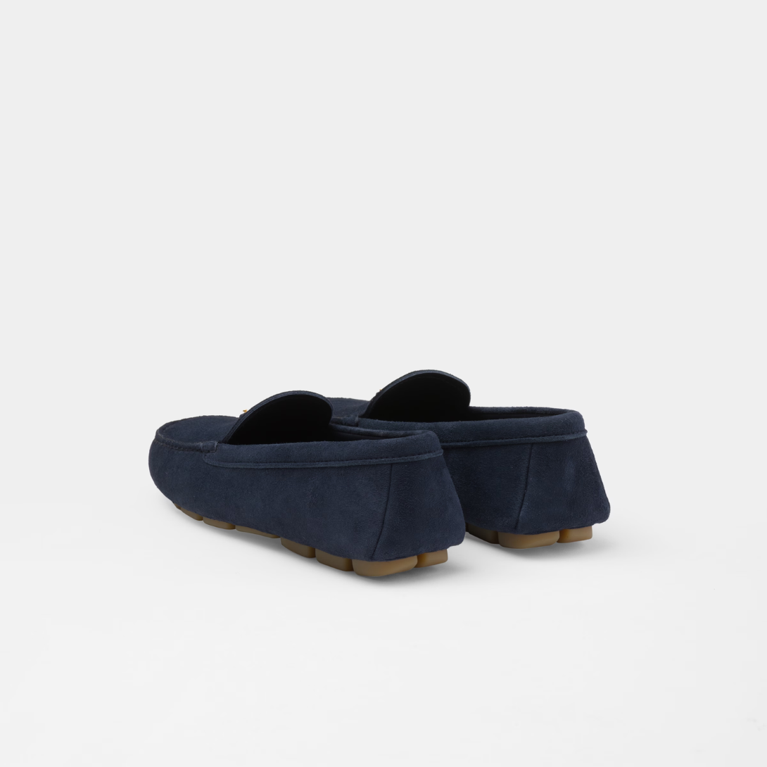 Suede driving loafers