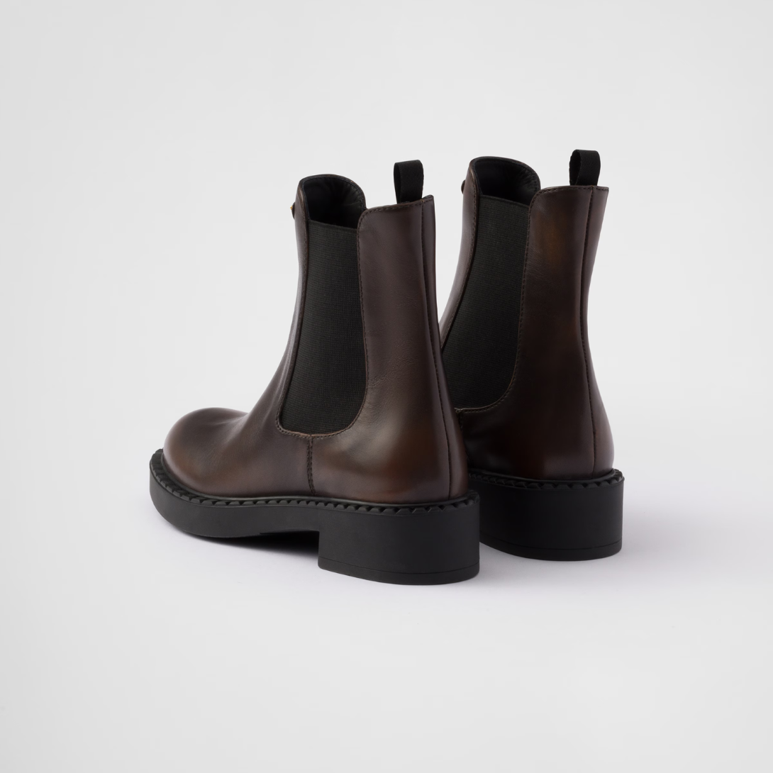 Leather Chelsea boots Dark Brown