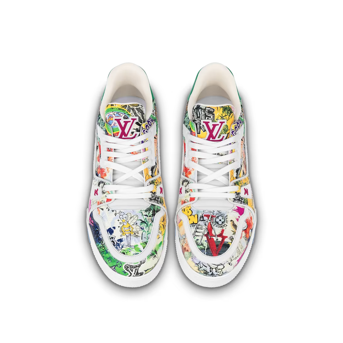 Trainer Printed Canvas Sneaker