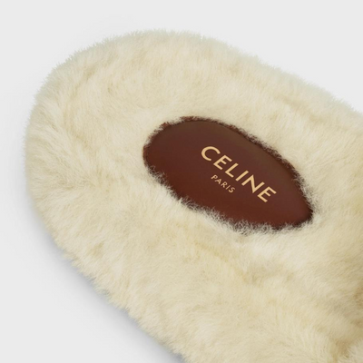 FUR SLIDES in Shearling