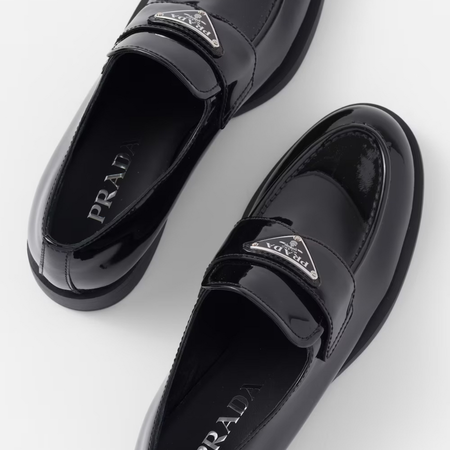 Patent Glossy Finish leather loafers