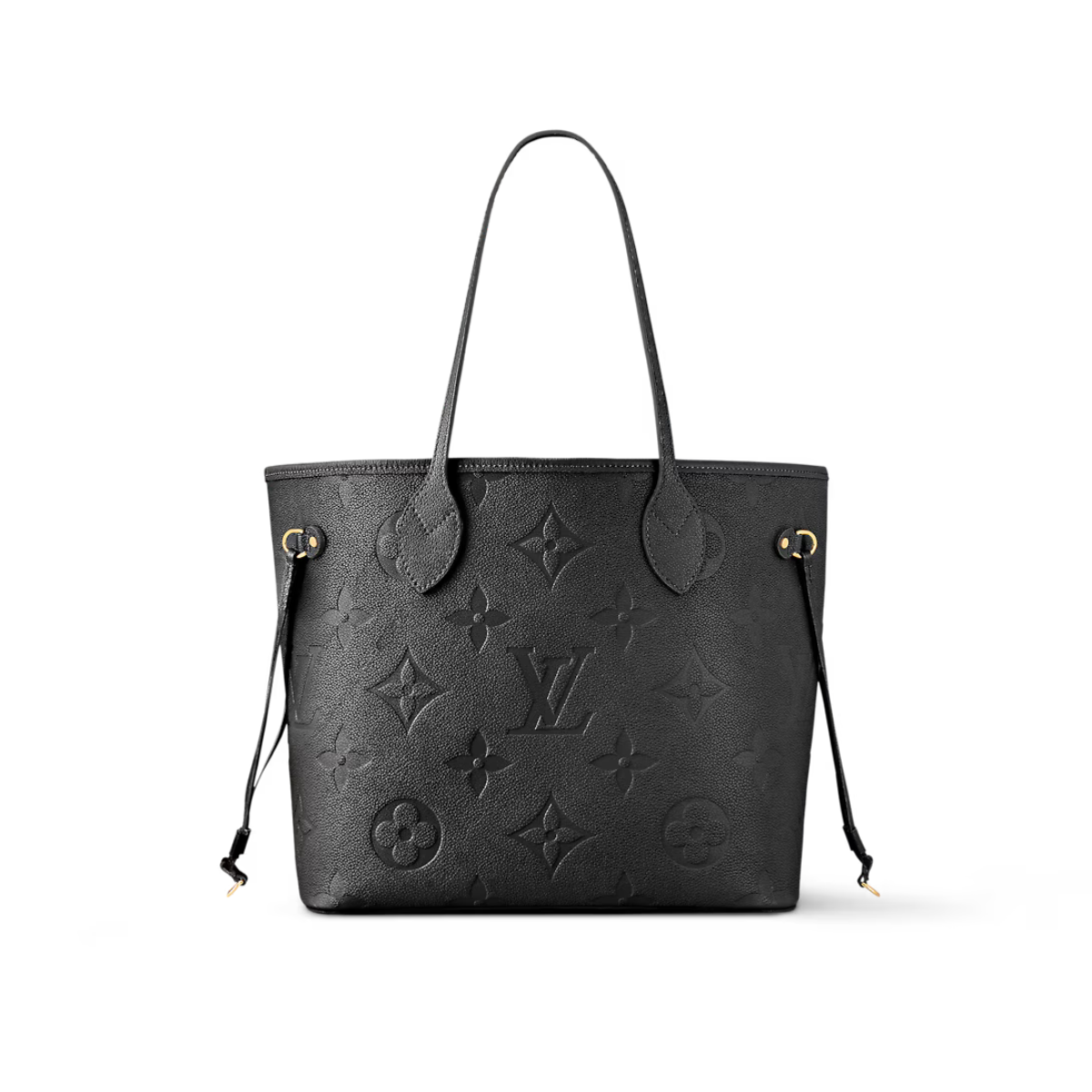 Neverfull MM Black Imbosed Leather